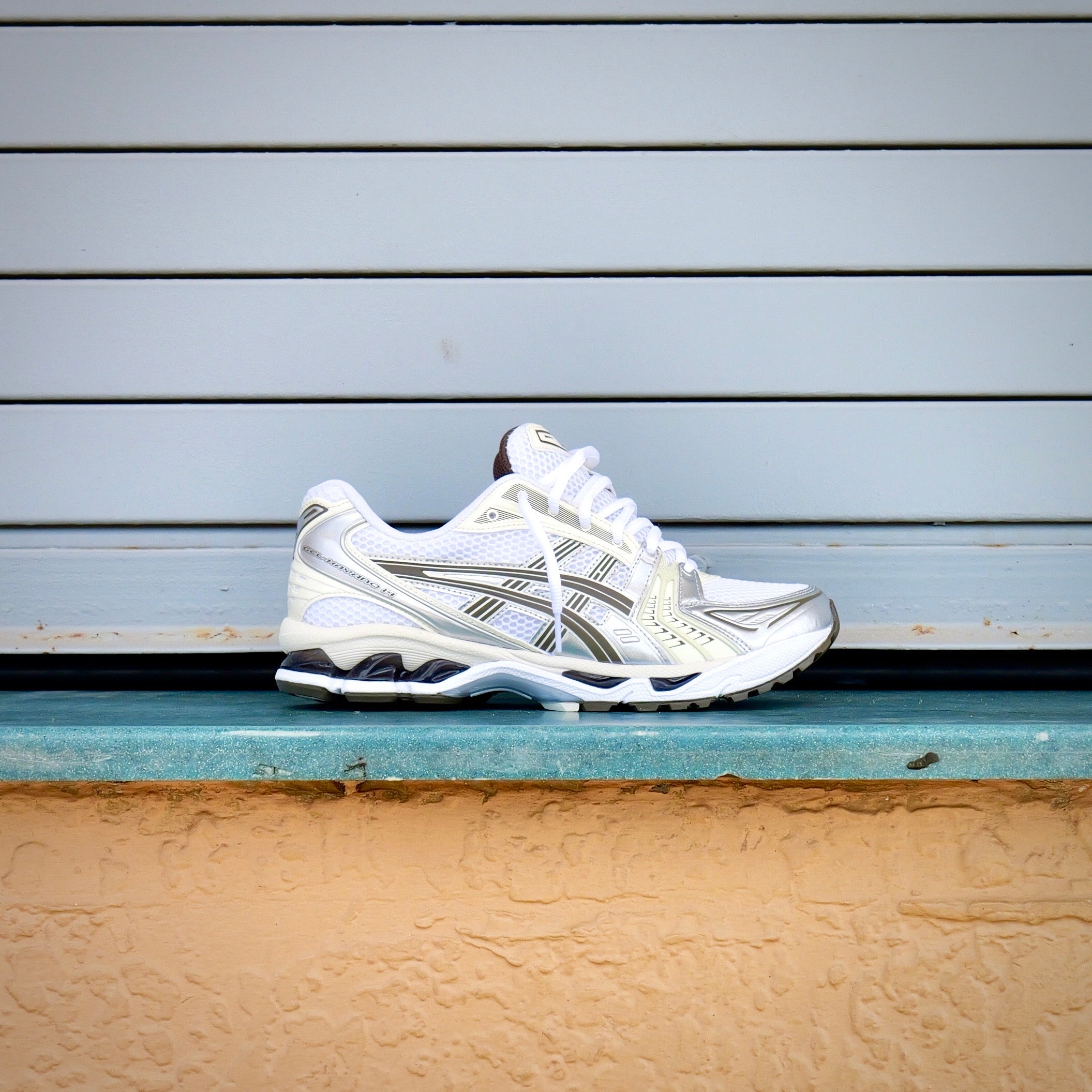 Mens Asics Gel-Kayano 14 (White/Ivory) - Asics