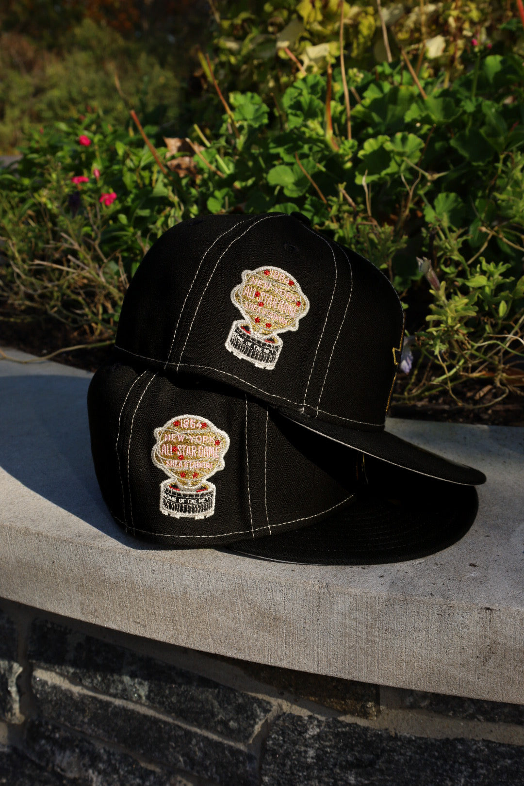 New Era Houston Astros 1964 New York ASG Side Patch Grey UV 59Fifty Fitted (Chrome/Black) - New Era