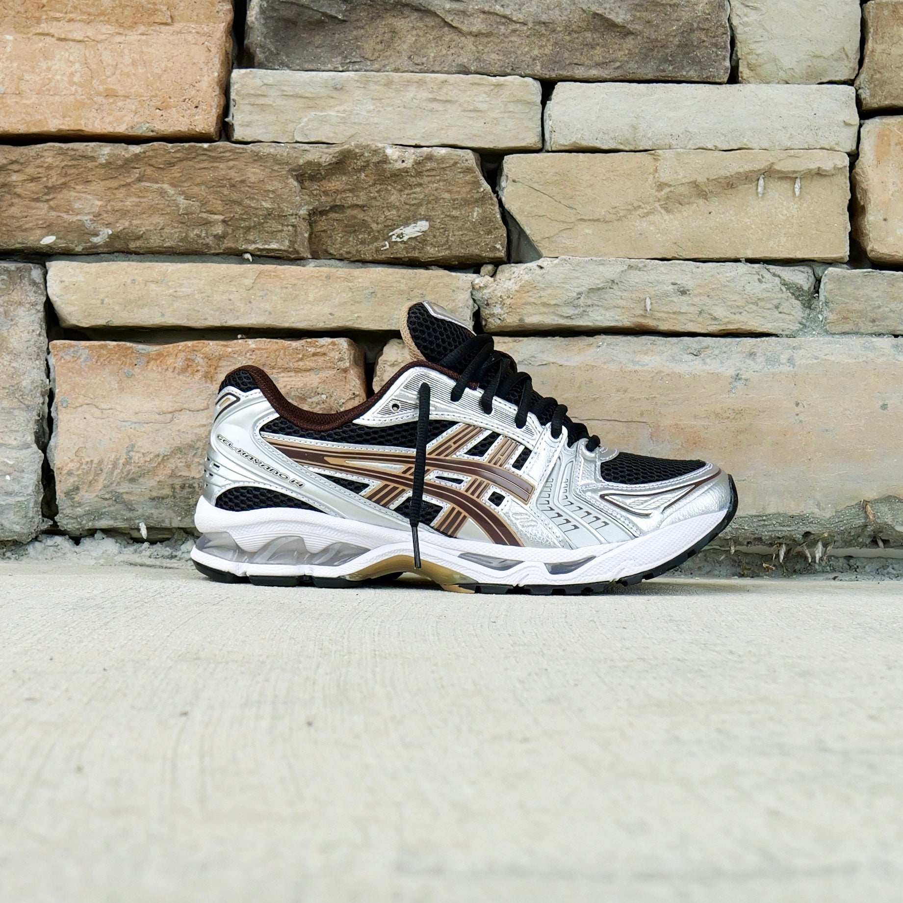 Mens Asics Gel-Kayano 14 (Black/Coffee)