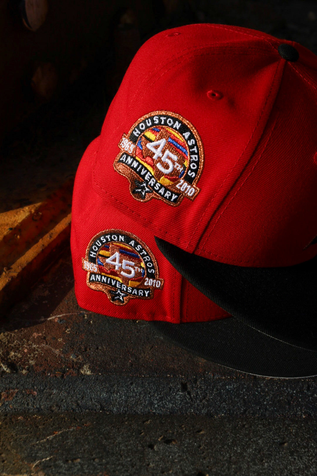 New Era Houston Astros 45th Anniversary Grey UV 59Fifty Fitted (Red/Black) - ST New Era