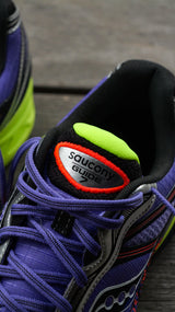 Mens Saucony ProGrid Guide 7 (Purple/Citron) - Saucony