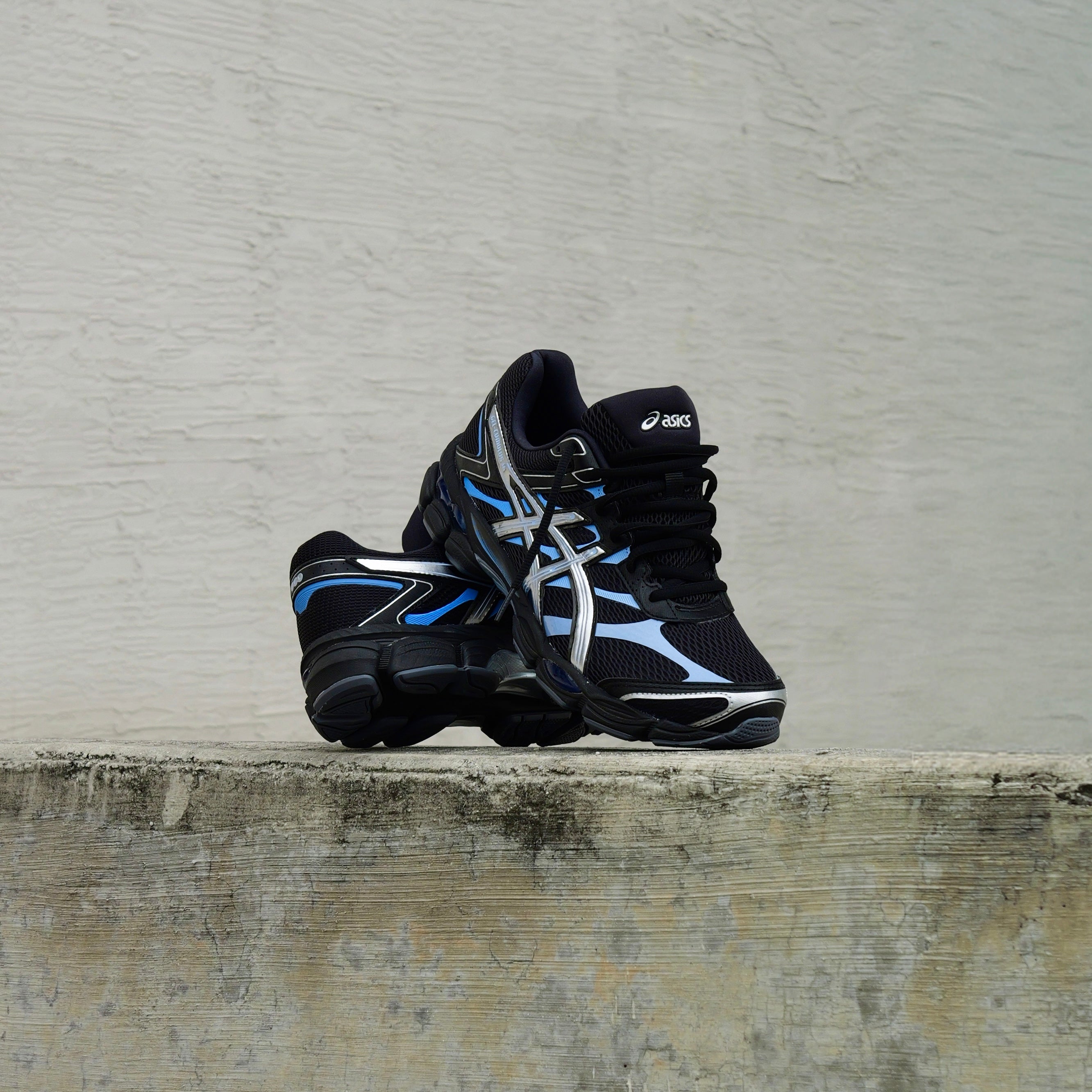 Mens Asics Gel-Cumulus 16 (Black/Pure Silver)