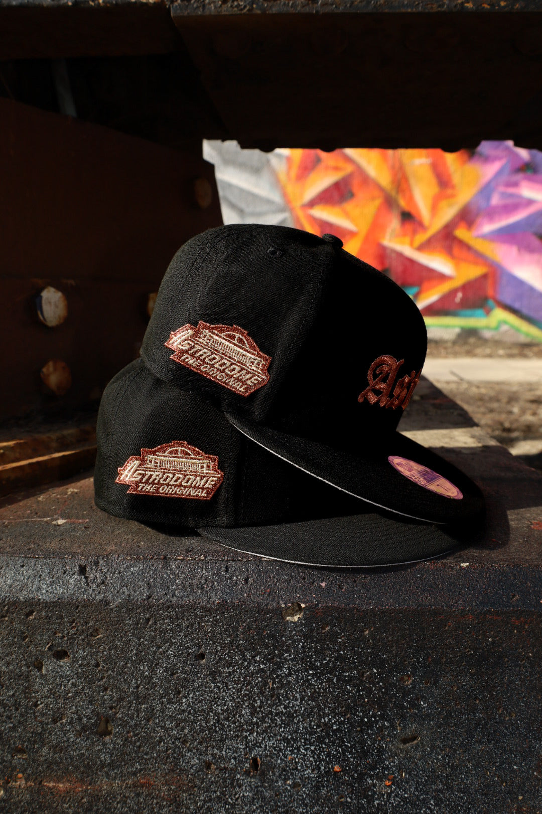 New Era Houston Astros Astrodome The Original Grey UV 59Fifty Fitted (Black) - ST New Era