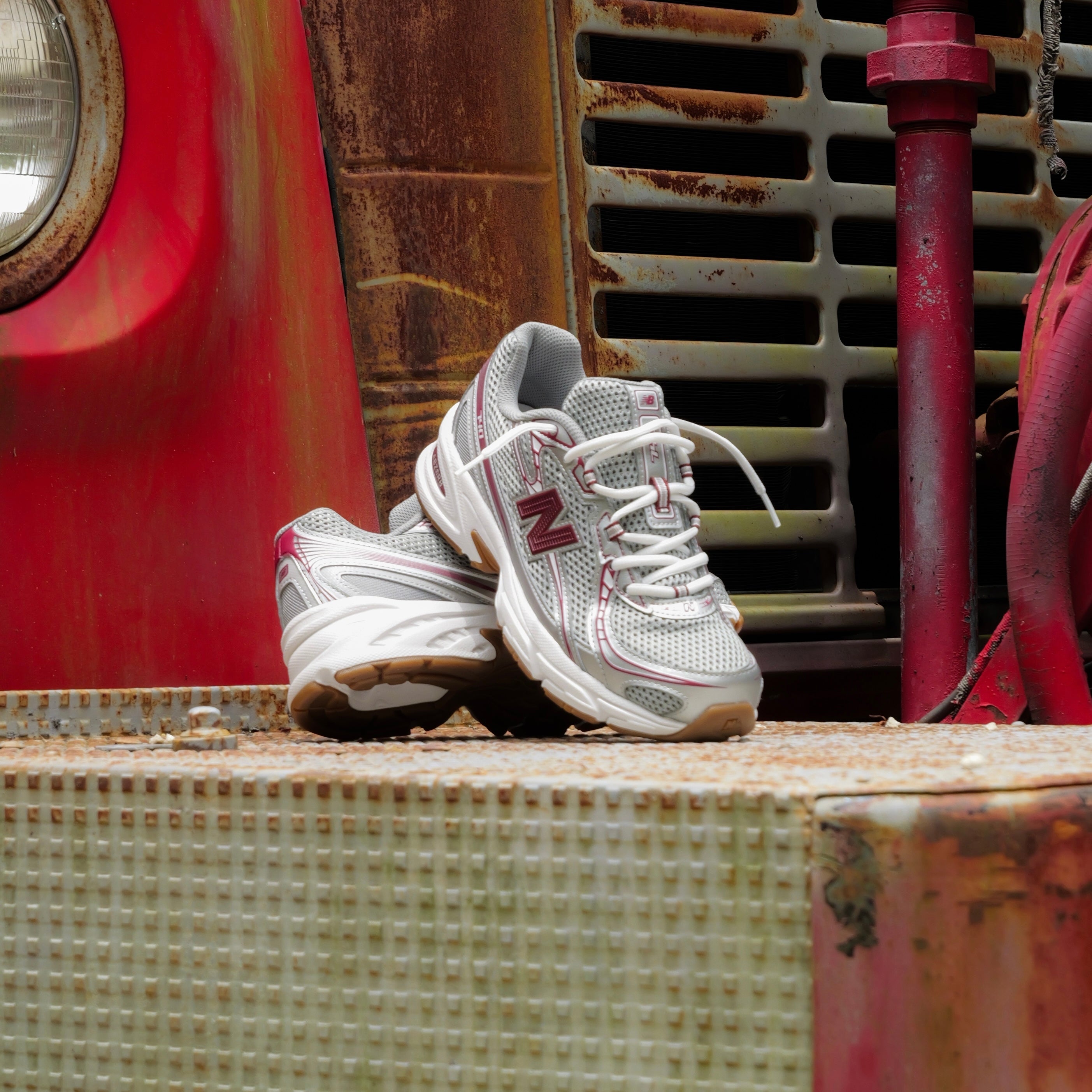 Mens New Balance 740MS2 (Maroon/Grey) - New Balance