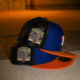 New Era Houston Astros 50th Anniversary Side Patch Fitted (Royal/Orange)