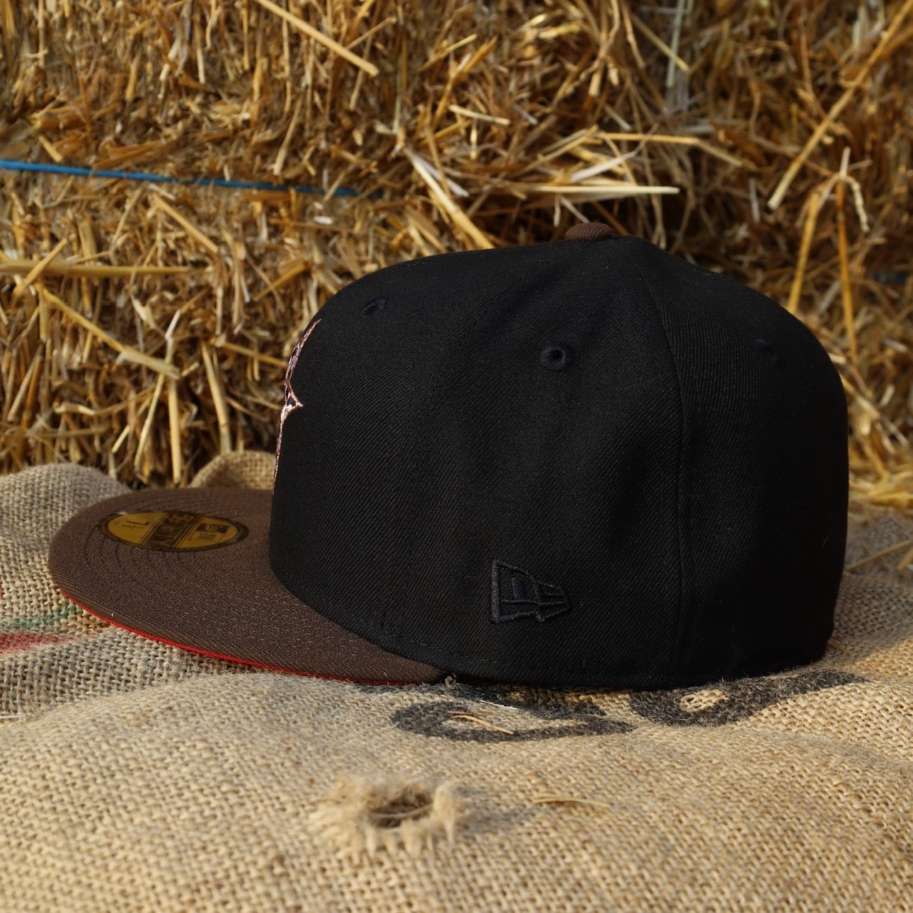 New Era Houston Astros Astrodome The Original Side Patch Fitted (Black) - New Era