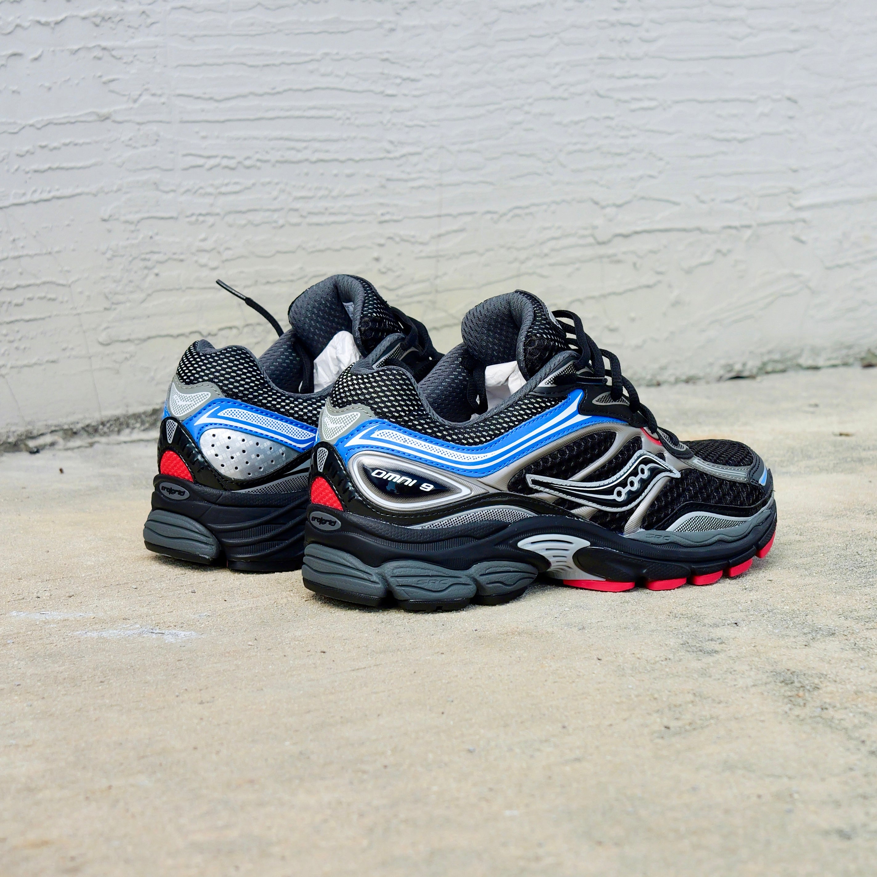 Mens Saucony ProGrid Omni 9 (Black/Multi) - Saucony