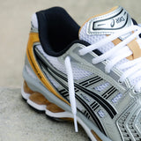 Mens Asics Gel-Kayano 14 (White/Pure Gold) - Asics
