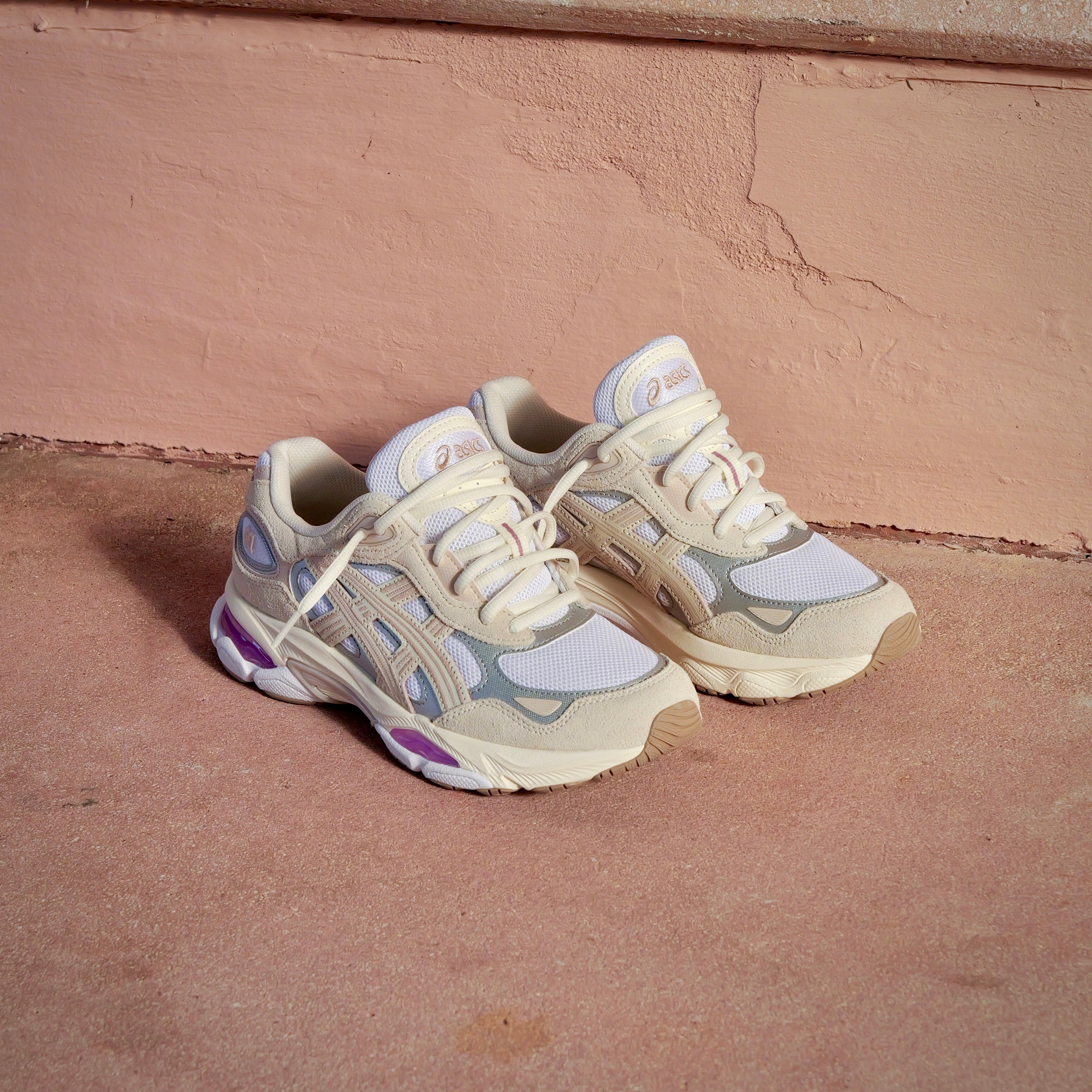 Mens Asics Gel-NYC 2.0 (White/Cream) - Asics