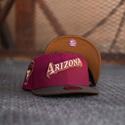 New Era Arizona Diamondbacks 1998 Inaugural Peanut UV (Burgundy/Mocha) - New Era