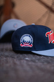 New Era Minnesota Twins 60th Anniversary Good Grey UV (Navy/Cement) - New Era