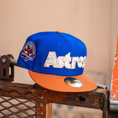 New Era Houston Astros 45th Anniversary Good Grey UV (Azure/Clay Orange) - New Era