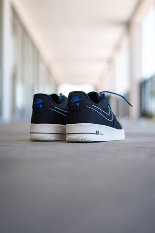 Mens Nike Air Force 1 '07 LV8 (Black/Royal) - nike
