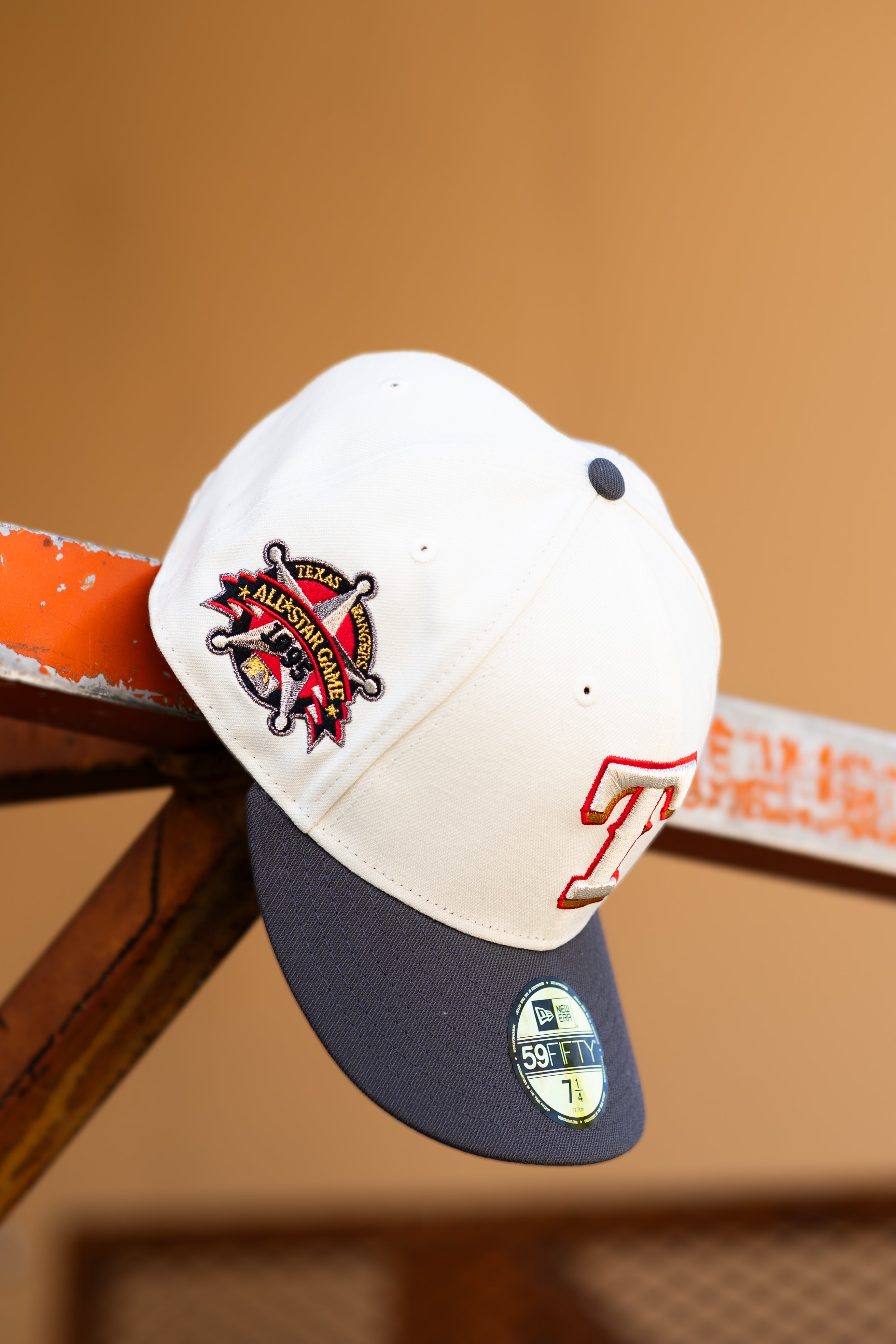 New Era Texas Rangers 1995 All-Star Game UV (Off White/Graphite) 59Fifty Fitted - New Era