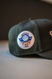 New Era Chicago Cubs Script Green UV (Black) - New Era