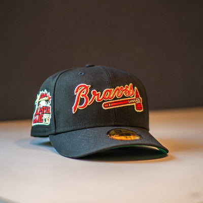 New Era Atlanta Braves Script Green UV (Black) - New Era