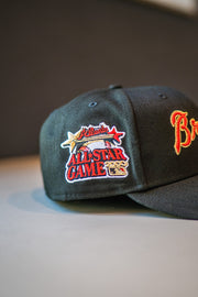 New Era Atlanta Braves Script Green UV (Black) - New Era