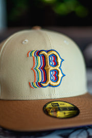 New Era Boston Red Sox 1999 ASG Purple UV (Gauntlet Gold/Tan) - New Era