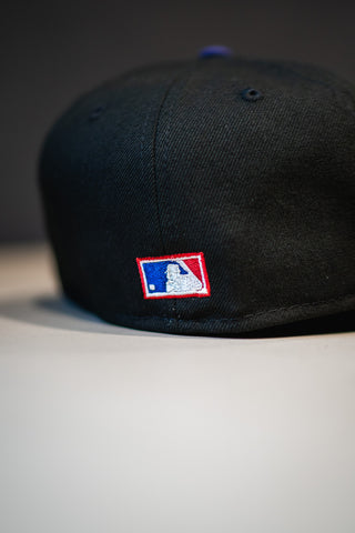 New Era Tampa Bay Devil Rays On-Field Script Green UV (Black/Purple) - New Era