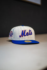 New Era New York Mets On-Field Script Green UV (Pinstripe) - New Era