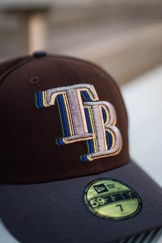 New Era Tampa Bay Devil Rays 10th Anniversary Green UV (Burnt Wood/Graphite) - New Era