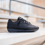 Mens Puma Blacktop Rider Leather (Black/Shadow Grey) - Puma
