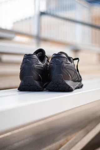 Mens Puma Blacktop Rider Leather (Black/Shadow Grey) - Puma