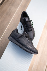 Mens Puma Blacktop Rider Leather (Black/Shadow Grey) - Puma