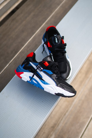 Mens Puma X BMW MMS RS-Trck (Black/White/Cool Cobalt) - Puma