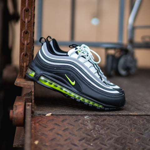 Mens Nike Air Max 97 (Pure Platinum/Volt) - Nike