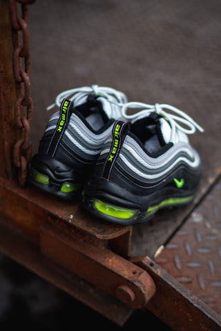 Mens Nike Air Max 97 (Pure Platinum/Volt) - Nike