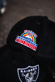 New Era Oakland Raiders 1990 ASG Good Grey UV (Corduroy Black) - New Era