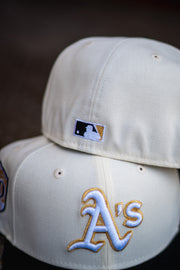 New Era Oakland Athletics 50th Anniversary Good Green UV (Off White/Black) - New Era