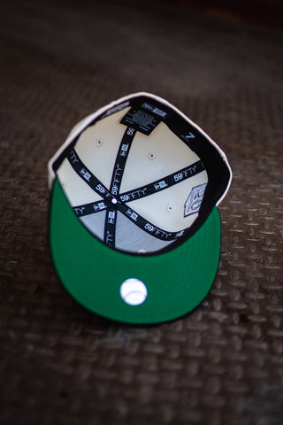 New Era Oakland Athletics 50th Anniversary Good Green UV (Off White/Black) - New Era