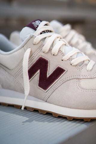 Mens New Balance 574 (Nimbus/Burgundy) - U574NOW - New Balance