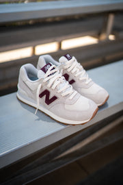 Mens New Balance 574 (Nimbus/Burgundy) - U574NOW - New Balance