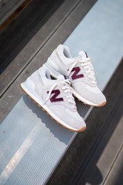 Mens New Balance 574 (Nimbus/Burgundy) - U574NOW - New Balance