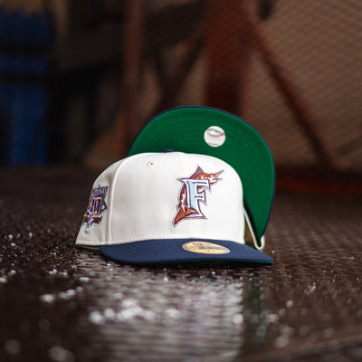 New Era Florida Marlins 30th Anniversary Good Green UV (Off White/Navy) - New Era