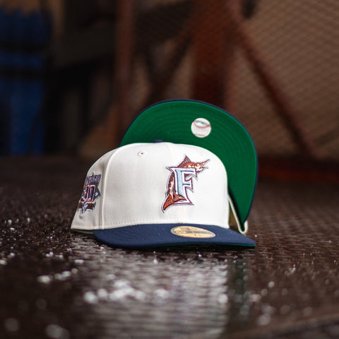 New Era Florida Marlins 30th Anniversary Good Green UV (Off White/Navy) - New Era