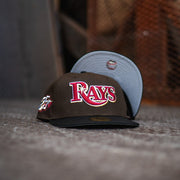 New Era Tampa Bay Rays 25th Anniversary Good Grey UV (Mocha/Black) - New Era