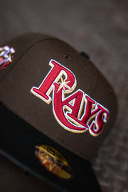 New Era Tampa Bay Rays 25th Anniversary Good Grey UV (Mocha/Black) - New Era