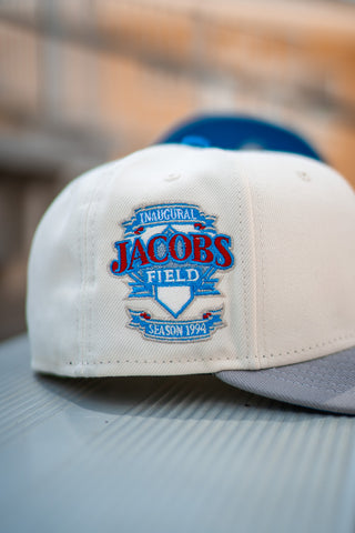 New Era Cleveland Indians 1994 Inaugural Season Azure UV (Off White/Grey) - New Era