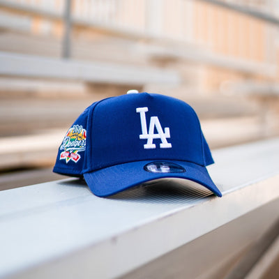 New Era Los Angeles Dodgers 100th Anniversary 9FORTY A-Frame Snapback (Blue) - New Era