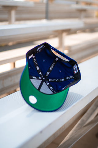 New Era Los Angeles Dodgers 100th Anniversary 9FORTY A-Frame Snapback (Blue) - New Era