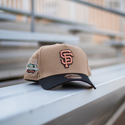 New Era San Francisco Giants Tell It Goodbye 9FORTY A-Frame Snapback (Beige/Black) - New Era