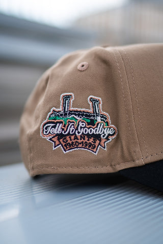 New Era San Francisco Giants Tell It Goodbye 9FORTY A-Frame Snapback (Beige/Black) - New Era