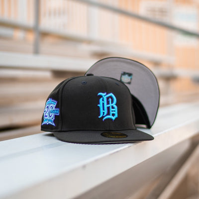 New Era Birmingham Barons 20th Anniversary Good Grey UV (Black) - New Era