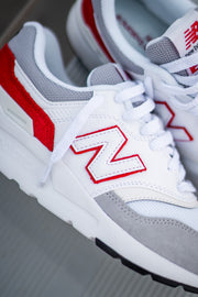 Mens New Balance 997H (White/Red) - CM997HOE - New Balance