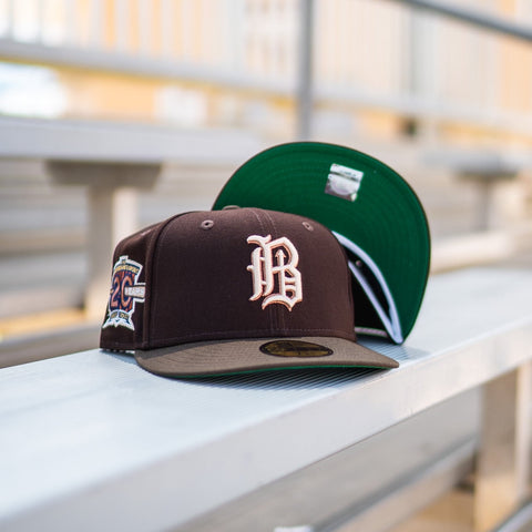 New Era Birmingham Barons 20th Anniversary Good Green UV (Dark Walnut/Mocha) - New Era