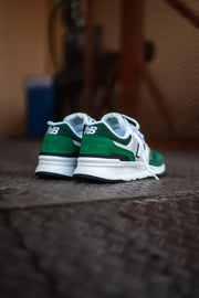 Mens New Balance 997H (White/Green) - CM997HOH - New Balance